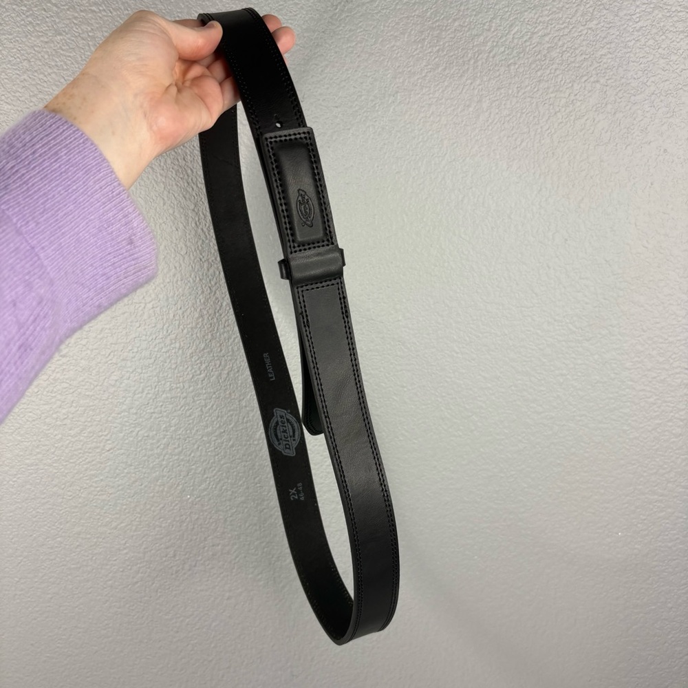 Dickies Black Leather Mechanic Belt